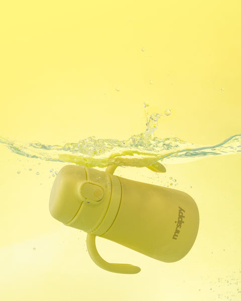mrsippy Yellow | Kids Filtered Water Bottle